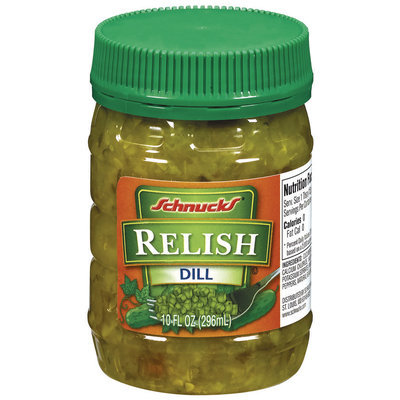 Schnucks Dill Relish 10 Oz Plastic Jar