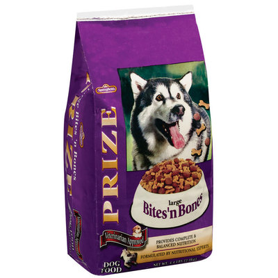 Springfield Prize Large Bites 'n Bones Dog Food 4.4 Lb Bag