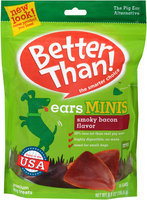 Better Than!™ Smoky Bacon Flavor Ears Minis Premium Dog Treats 6.9 oz. Bag