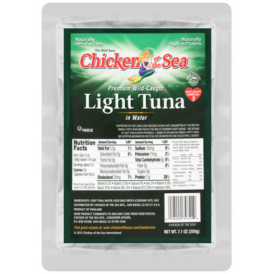 Chicken of the Sea® Light Tuna in Water 7.1 oz. Pouch