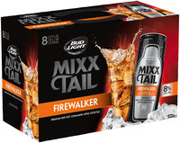 Bud Light® Mixx Tail Premium Red Hot Cinnamon Apple Cocktail 8-12 fl. oz. Slim Cans