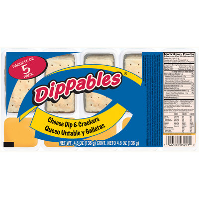 Dippables® Cheese Dip & Cracker Sticks 4.8 oz. Pack