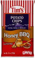 Tim's® Cascade Style Honey BBQ Potato Chips 7.5 oz. Bag