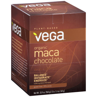 Vega™ Organic Maca Chocolate Bar Dietary Supplement