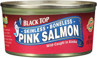 Black Top® Skinless Boneless Pink Salmon 6 oz. Can
