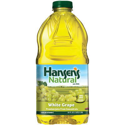 Hansen's® Natural White Grape 100% Juice 64 fl. oz. Bottle