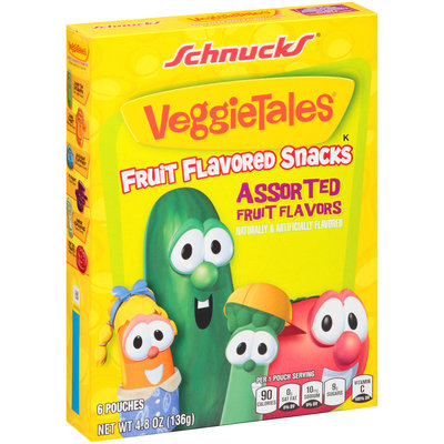 Schnucks® VeggieTales® Assorted Fruit Flavored Snacks 4.8 oz. Box