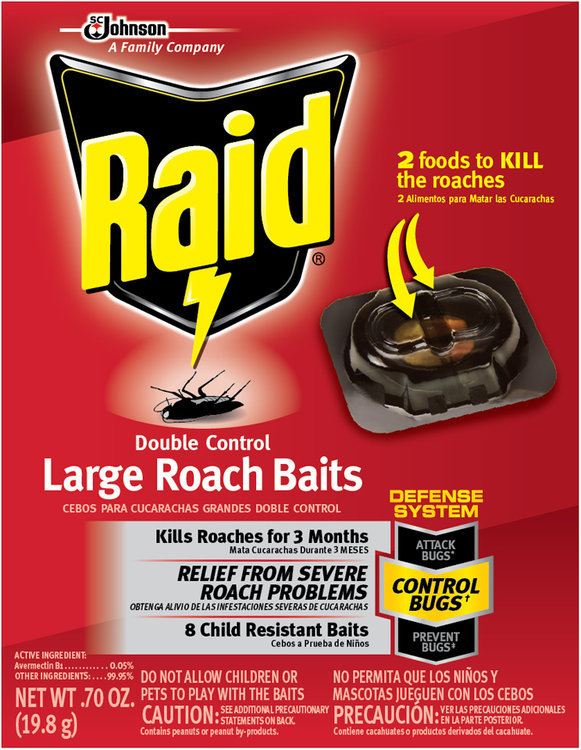 Raid® Double Control Large Roach Baits 8 ct Box Reviews 2019