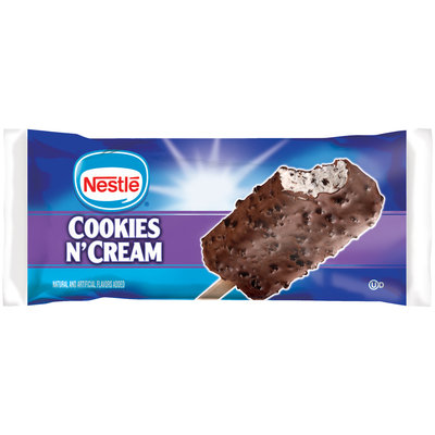 Nestlé Cookies n' Cream Frozen Dessert Bar 3 fl. oz. Wrapper