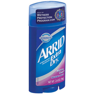 Arrid Extra Dry Morning Clean Invisible Solid Anti-Perspirant/Deodorant 2.6 Oz Stick