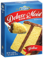 Springfield Deluxe Moist Yellow Cake Mix 18.25 Oz Box