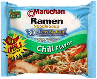 Maruchan Ramen Noodle Soup Chili Flavor 30% Less Sodium