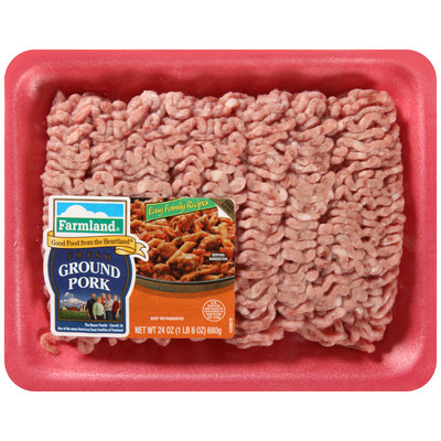 Farmland® Fresh Ground Pork 24 oz. Tray