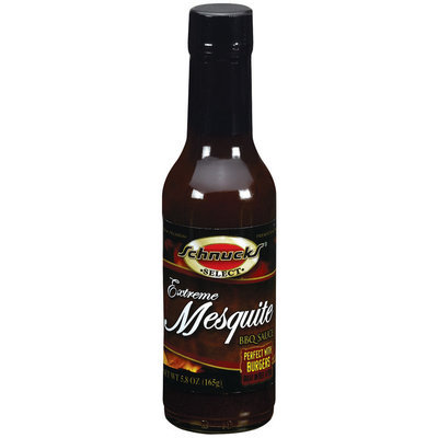 Schnucks Extreme Mesquite BBQ Sauce 5.8 Oz Glass Bottle