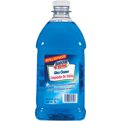 Special Value Streak-Free Shine W/Ammonia Refill Glass Cleaner 67.6 Oz Plastic Bottle