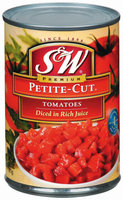 S&W® Petite-Cut Diced Tomatoes 14.5 oz. Can
