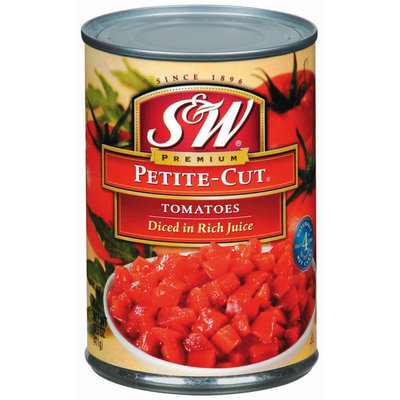 S&W® Petite-Cut Diced Tomatoes 14.5 oz. Can
