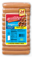 Gwaltney® Angus Beef Bun Size Hot Dogs 48 oz. Pack