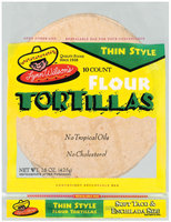 Lynn Wilson's Thin Style Soft Taco & Enchilada Size 10 Ct Flour Tortillas 15 Oz Bag