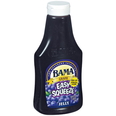 Bama Spreads Grape Easy Squeeze, Modified 6/2/07 Jelly 21.5 Oz Squeeze Bottle