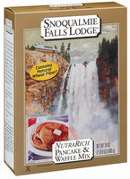 Snoqualmie Falls Lodge Nutra Rich Pancake & Waffle Mix 24 Oz Box