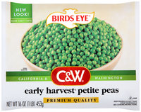Birds Eye® C&W® Early Harvest® Petite Peas 16 oz. Bag
