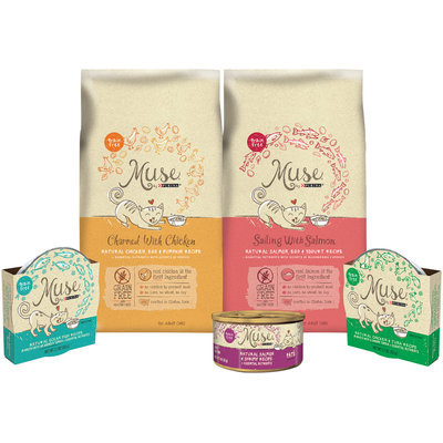 Muse by Purina Dry & Wet Cat Food Family Group Shot