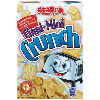 Stater Bros. Cinni-Mini Crunch Cereal 14 Oz Box