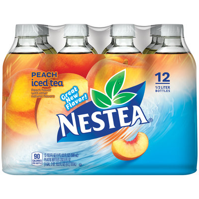 Nestea Peach Iced Tea 12 - 0.5L Plastic Bottles