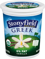 Stonyfield Organic™ Greek Vanilla Nonfat Yogurt 32 oz. Tub