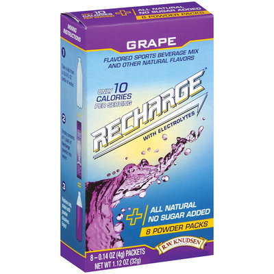 R.W. Knudsen Recharge Grape 0.14 Oz Packets Flavored Sports Beverage Mix 8 Ct Box