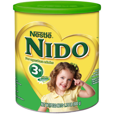 Nestlé NIDO 3+ Powdered Milk Beverage 1.76 lb. Canister