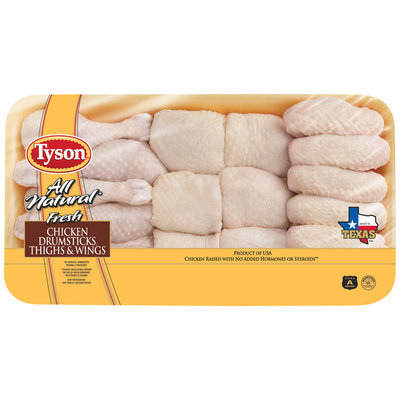 Tyson® Jumbo Chicken Drumsticks, Thigh and Wings