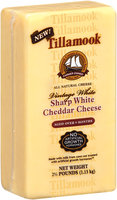 Tillamook® Vintage White Sharp White Cheddar Cheese 2.5 lb. Brick