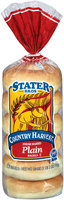 Stater Bros. Plain Country Harvest 6 Ct Bagels 18 Oz Bag