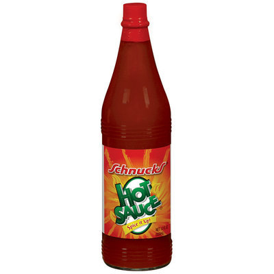 Schnucks Hot Sauce 12 Fl Oz Glass Bottle