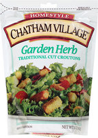 Chatham Village® Garden Herb Traditional Cut Croutons 5 oz. Bag