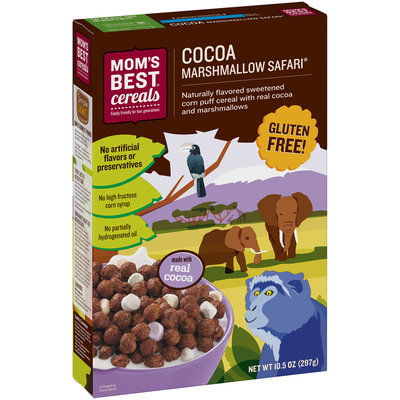Mom's Best® Cocoa Marshmallow Safari® Cereal 10.5 oz. Box
