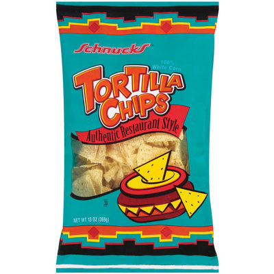 Schnucks White Corn Authentic Restaurant Style Tortilla Chips 13 Oz Bag