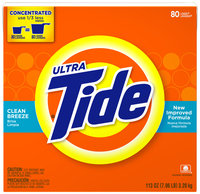 Tide Ultra Clean Breeze Scent Powder Laundry Detergent