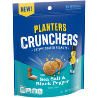 Planters Crunchers Sea Salt & Black Pepper Crispy Coated Peanuts