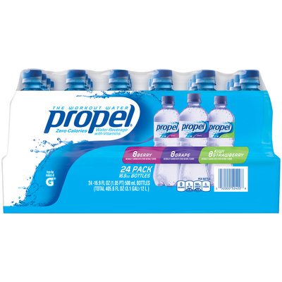 Propel® Berry/Grape/Kiwi Strawberry Workout Water 24-16.9 oz. Pack