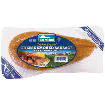 Farmland® Cheese Smoked Sausage Rope 14 oz. Pack