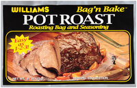 Williams Bag'n Bake™ Pot Roast Roasting Bag & Seasoning Mix 0.81 oz. Packet