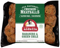 Aidells® Habanero & Green Chile Chicken Meatballs 12 oz. Pack