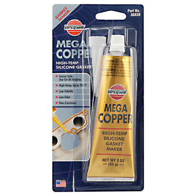 VersaChem® Mega Copper® High-Temp Silicon Gasket Maker 3 oz. Tube
