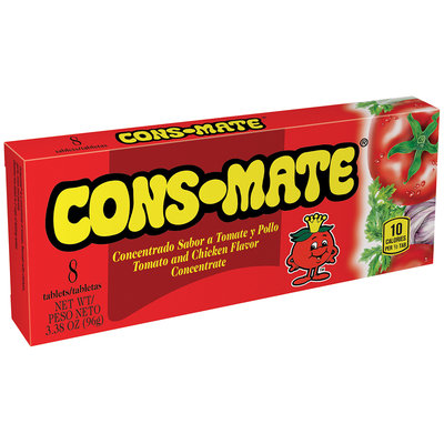 Cons-Mate® Tomato and Chicken Flavor Concentrate Tablets 8 ct Box