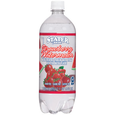 Stater Bros. Strawberry Watermellon Sparkling Water Beverage 1 L Plastic Bottle