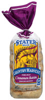 Stater Bros. Fork Split Cinnamon Raisin English Muffins 6 Ct Bag