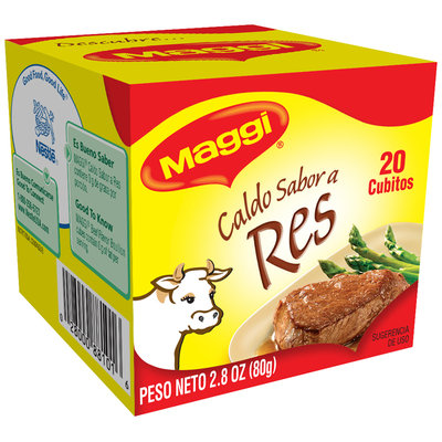 MAGGI Beef Flavor Bouillon Cubes 2.82 oz. Box